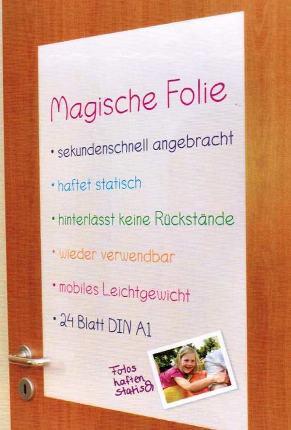 Whiteboardfolie A1 selbsthaftend,  24er Rolle, Nr. 110172